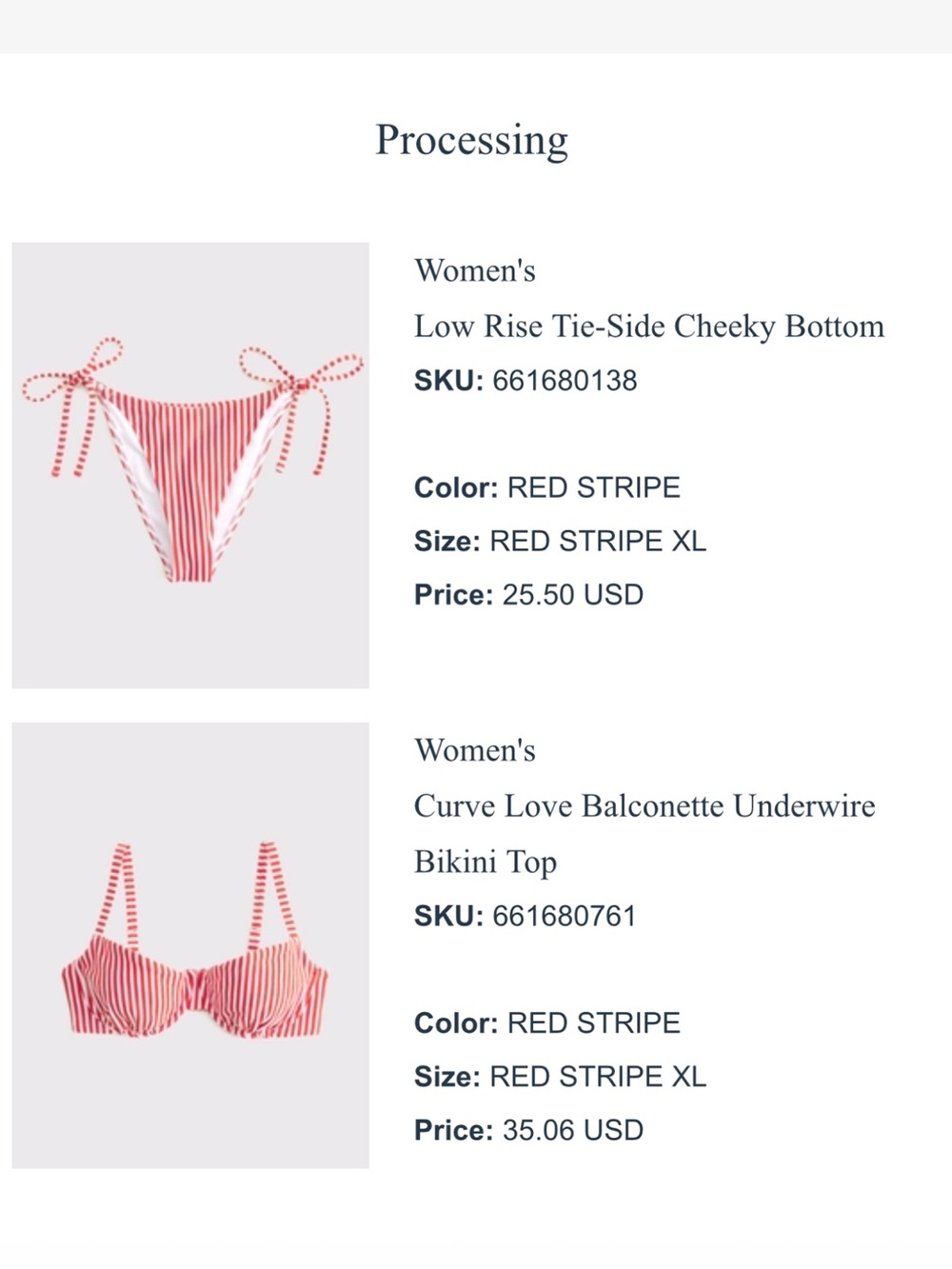 Abercrombie & Fitch Curve Love Balconette Underwire Bikini Top- XL - Picture 8 of 8